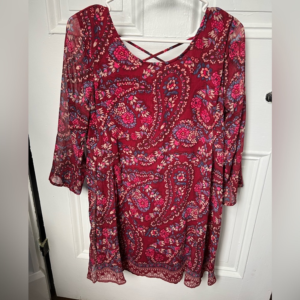 Hollister printed dress